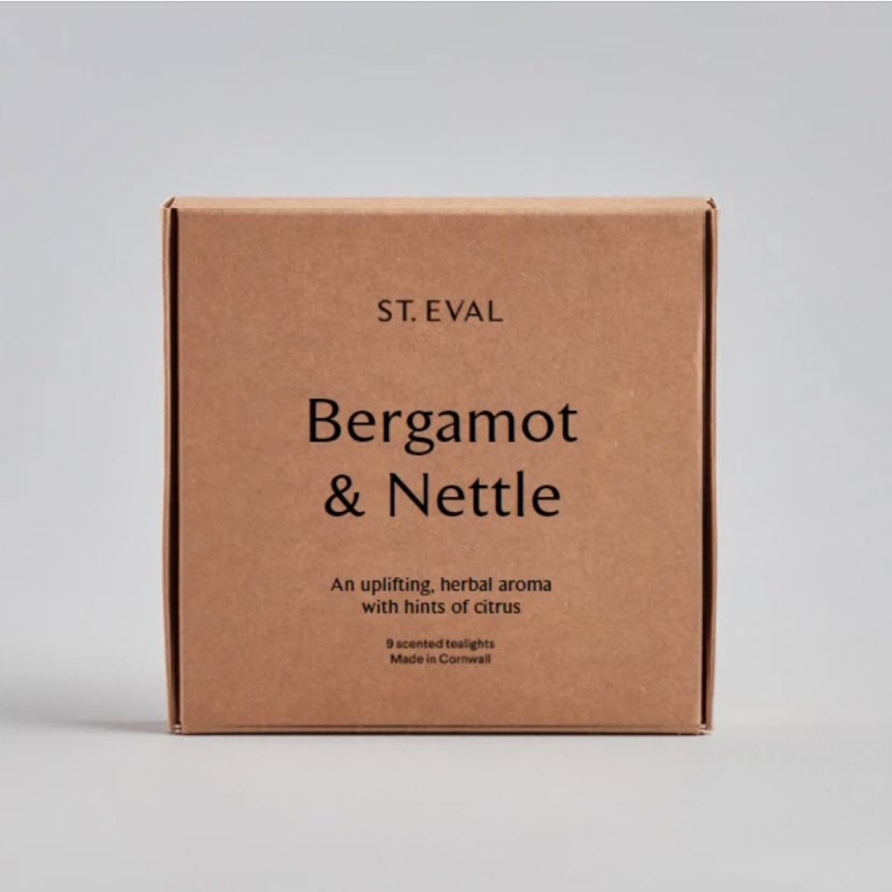 St Eval Bergamot & Nettle Tealights