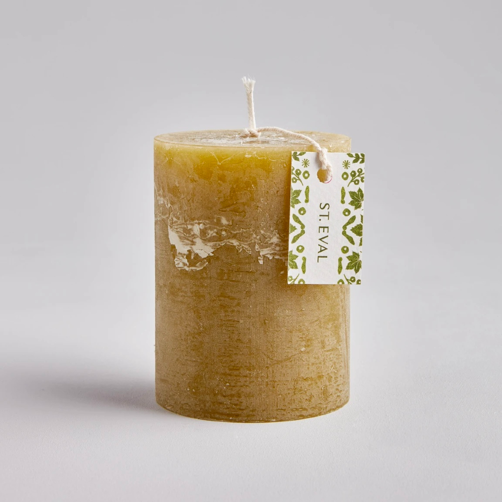 St Eval Moss Scented Pillar Candle