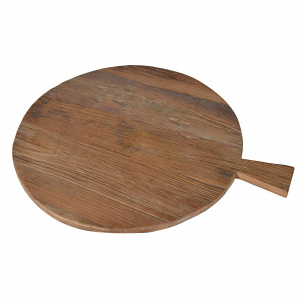 Recycled Wooden Bread Board - Round