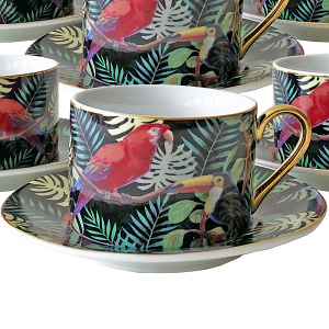 Tropical Cup and Saucer